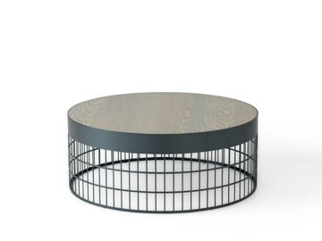 LXT10 - Round steel coffee table by LEOLUX LX - view 2